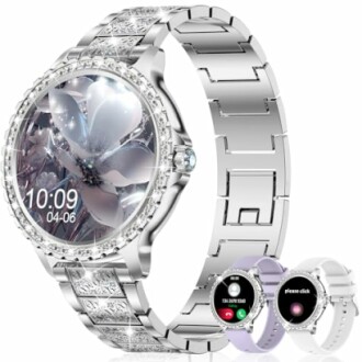 Smart Watch for Women with Diamonds