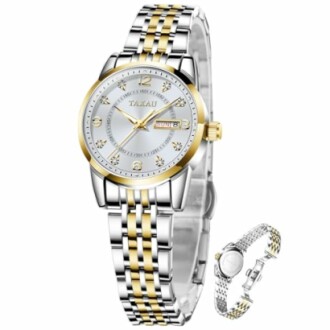 Womens Watch Fashion Dress Waterproof Silver Watches