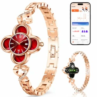 Gold Women's Smartwatch